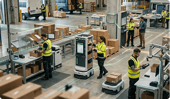 Refill Labs team implementing warehouse automation